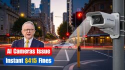 Australia Introduces $415 Rolling-Red Fine – AI Red-Light Cameras Now Catching Drivers Instantly