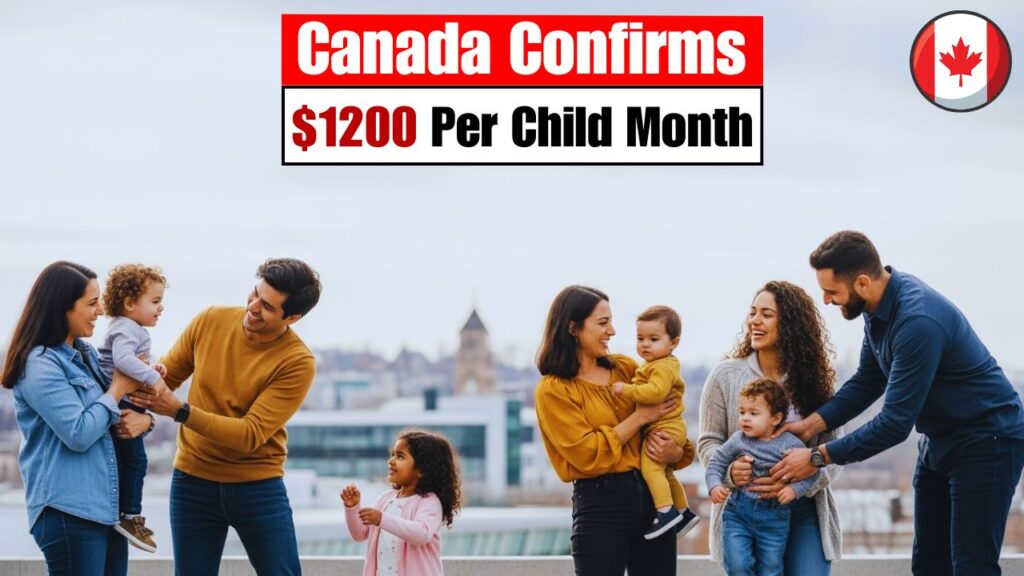 Canada Confirms $1200 Per Child Month