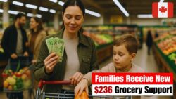 CRA Confirms $236 Grocery Rebate — New Cash Support for Families Released