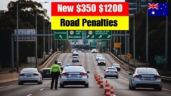 New Australian Road Law Taking Effect on 23 November as Drivers Face $350–$1,200 Penalties Under Updated Regulations